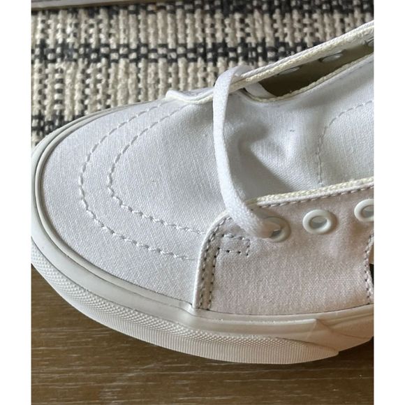 Vans Platform Sneakers Women’s Size 5.5 Sk8 Hi Stacked White Green Mint - Picture 3 of 8